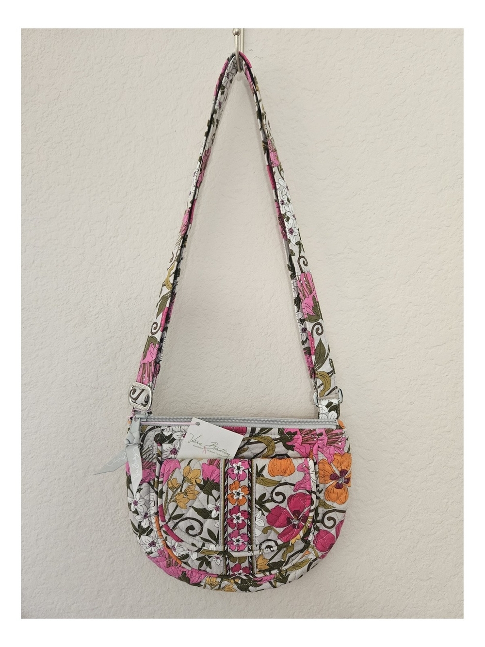 🌸 Vera Bradley 2012 Lizzy Crossbody – Tea Garden – NEW WITH TAGS